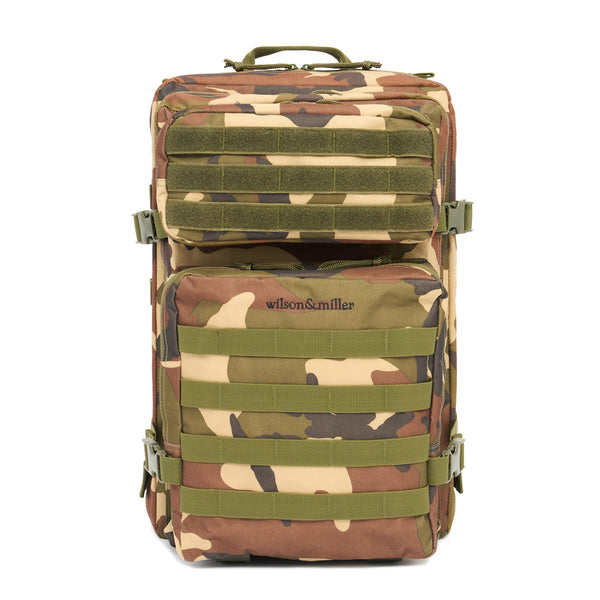 Wilson & Miller Garrison 45L Backpack - Woodland Camo