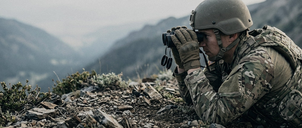 TacticalEye optics in rugged country