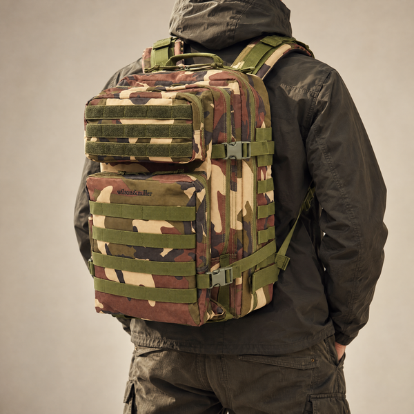 Wilson & Miller Garrison 45L Backpack - Woodland Camo