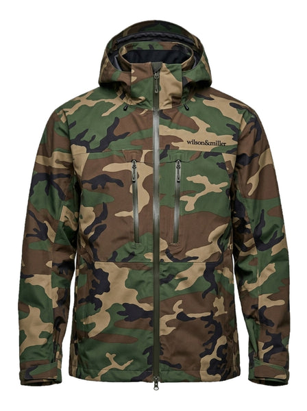 Waterproof Field Jacket in woodland camo