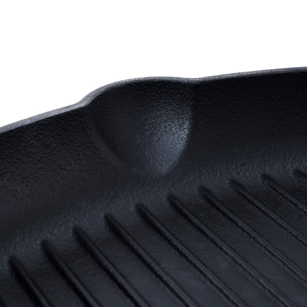 Wilson & Miller 10" Enameled Cast Iron Grill Pan