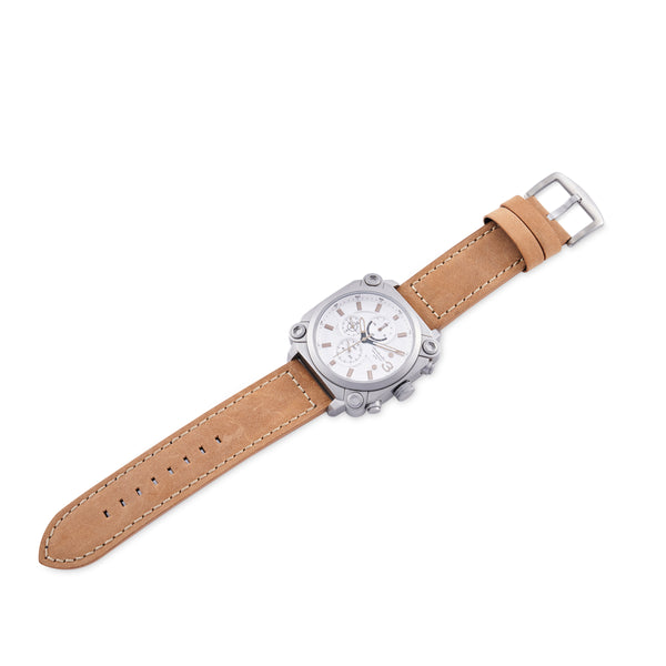 Wilson & Miller Tactics Men’s watch - White dial with sand strap